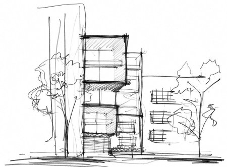 Архитектурный скетч