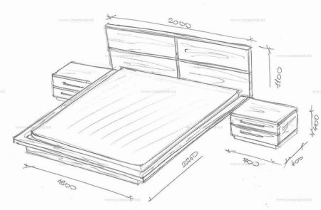 Чертежи кровати 1400х2000