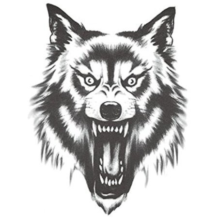 Оскал волка тату эскизы