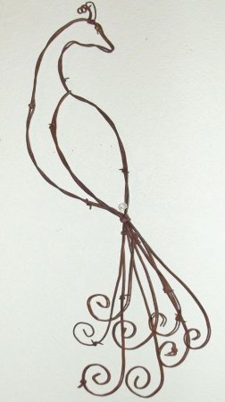 Декоративные изделия из проволоки легкие