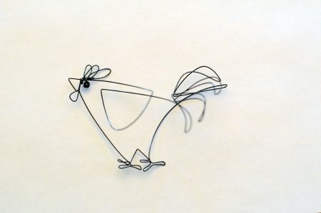 Эскиз изделия из проволоки