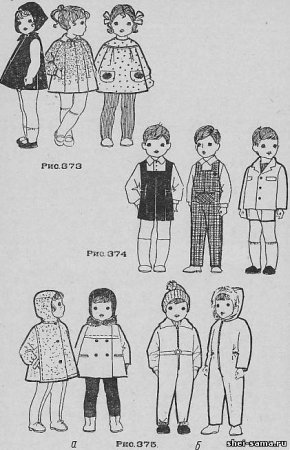 Эскизы одежды для детей дошкольного возраста