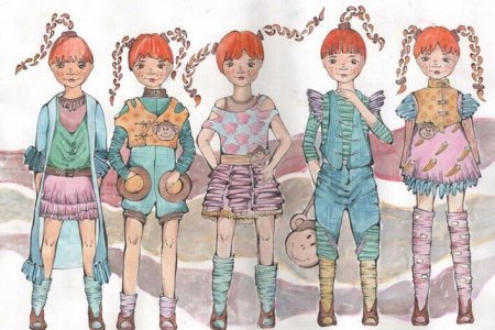Эскизы одежды для детей