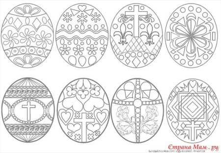 Рисование пасхальное яйцо