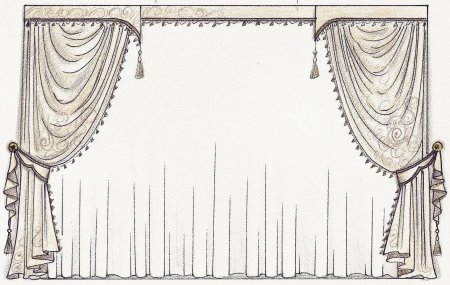 Театральный занавес эскиз