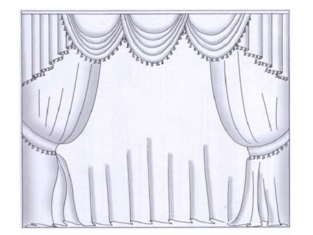 Театральный занавес эскиз