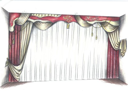 Эскизы штор