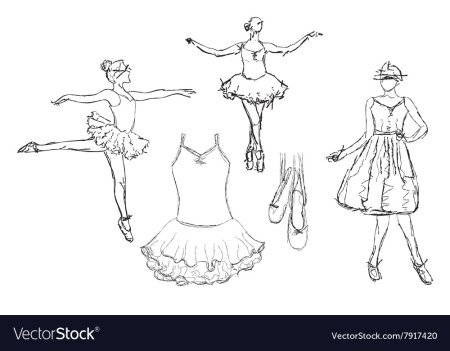 Балет Жизель эскиз костюма