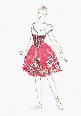 Бруни Татьяна эскиз костюма