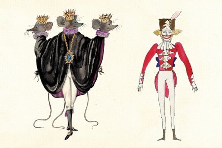 Эскизы костюмов и декораций к балету Ярославна