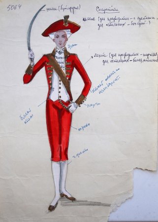 Эскизы балетных костюмов