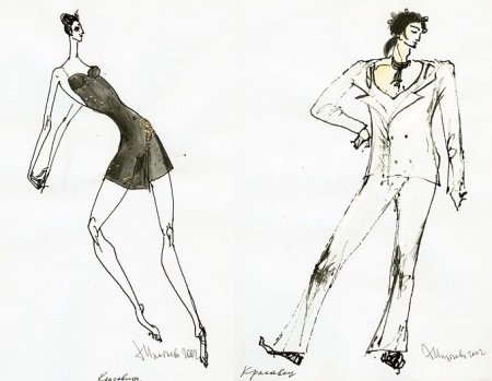 Эскизы костюмов к балету Иосиф прекрасный