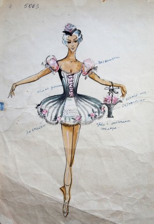 Бенуа эскизы к балету петрушка