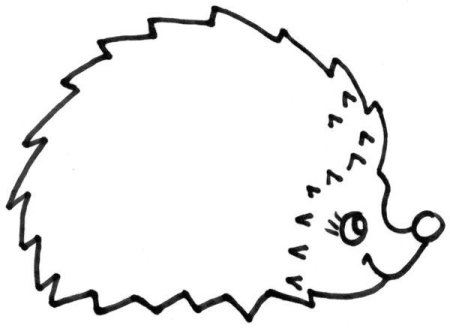 Рисунок ежа