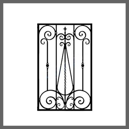 Эскиз декоративной решетки на окно