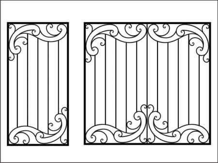 Узоры решеток на окна