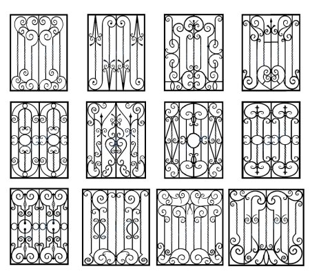 Решётки на окна эскизы