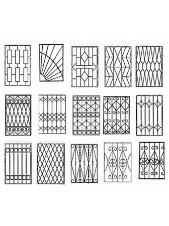 Узоры для решетки декоративные