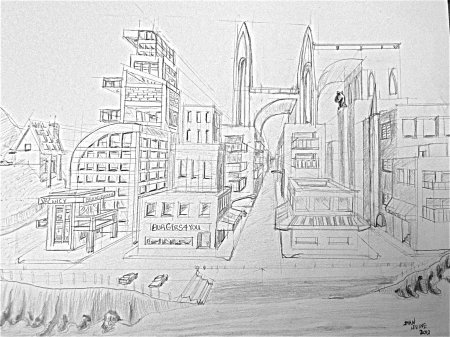 Город будущего скетч