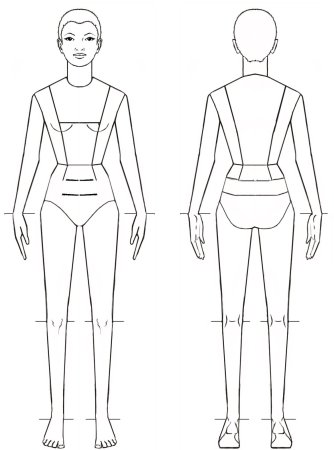 Тело для рисования одежды