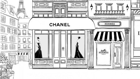 Витрина магазина рисунок