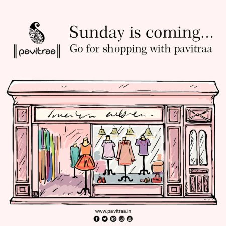 Зарисовка витрины магазина