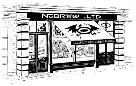 Витрина магазина рисунок