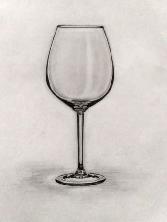 Бокал для срисовки