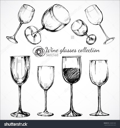 Бокал эскиз