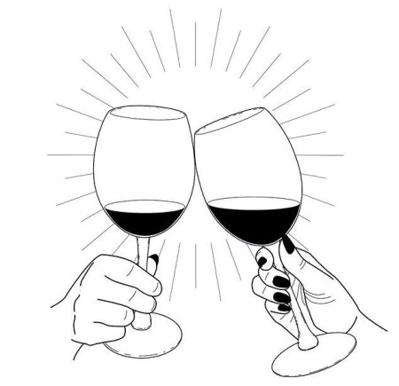 Рисунки для срисовки алкоголь