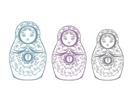 Очертания матрешки