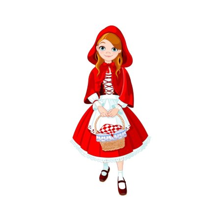 Красная шапочка мультяшная