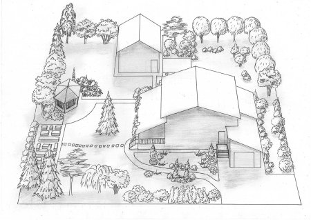 План участка 15 соток схема