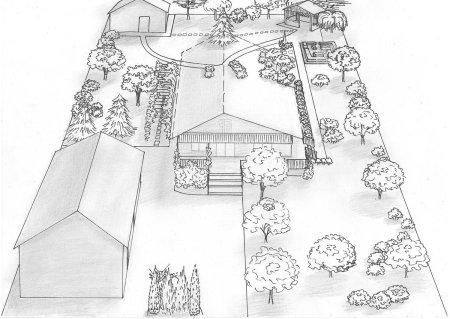 Форэскиз ландшафтного дизайна