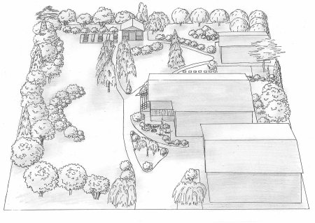 Эскиз планировки участка