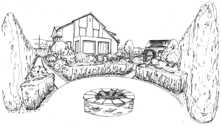 Эскиз сада
