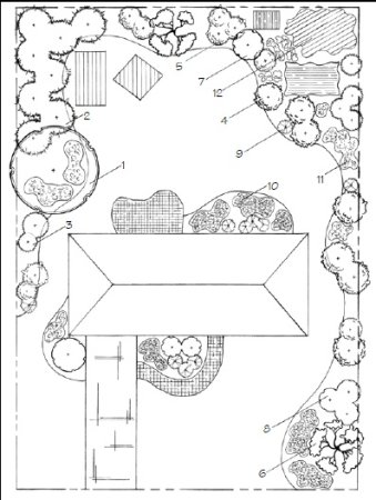 Домик рисунок карандашом