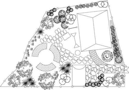 Эскиз приусадебного участка