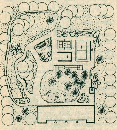 Планировка приусадебного участка карандашом