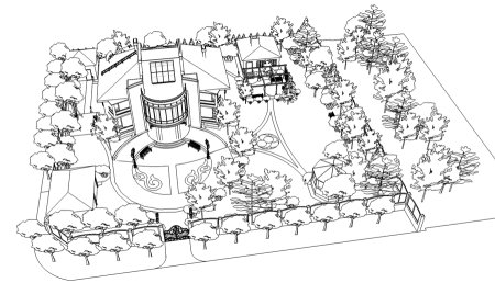 Ландшафтная архитектура эскизы