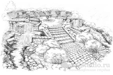 Сад карандашом