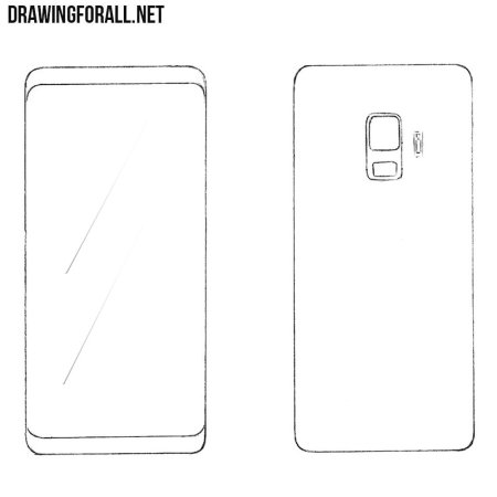 Самсунг Galaxy a9 чертеж