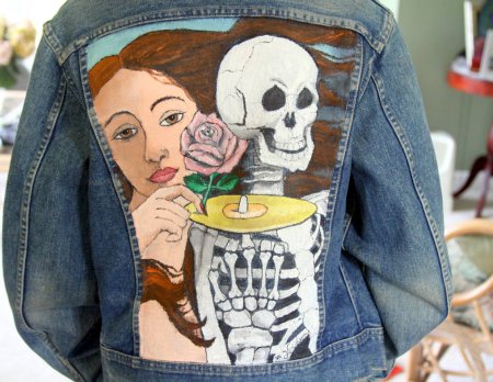 Харли Квинн на джинсовке