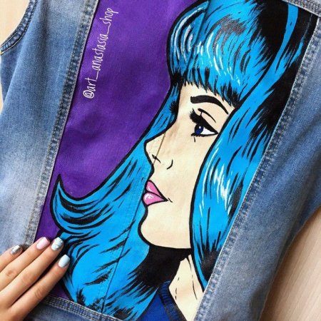 Рисунки на джинсе