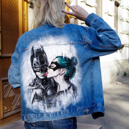 Роспись джинсовой куртки
