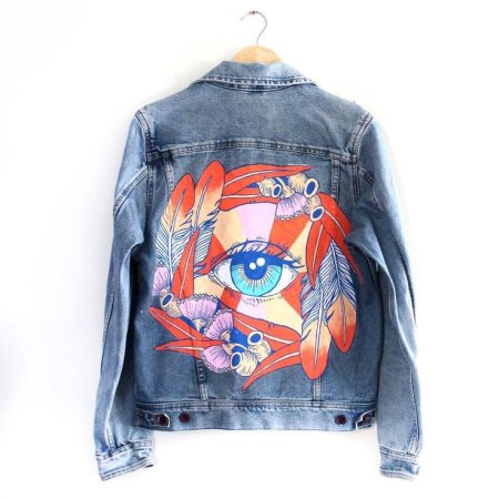 Джинсовка для рисования