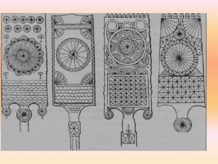 Узоры Удмуртской прялки