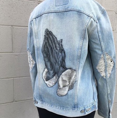 Разрисованные джинсовки мужские