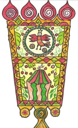 Эскиз прялки