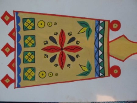 Узоры на прялке